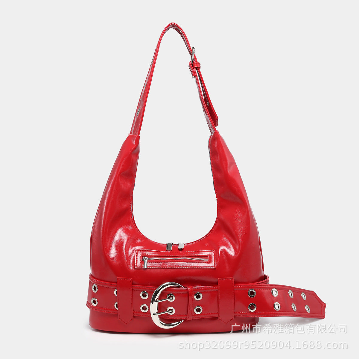 Y2K leather belt buckle bag – Uncut-Trends