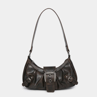 Y2K red eather Shoulder bag