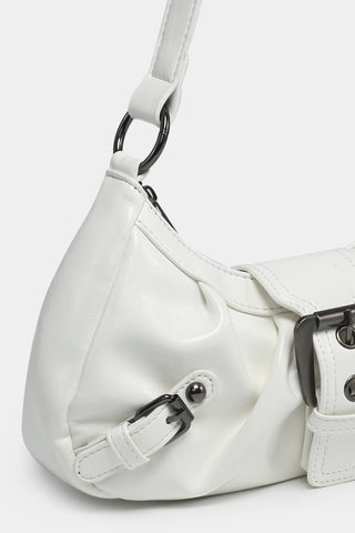 Y2K red eather Shoulder bag