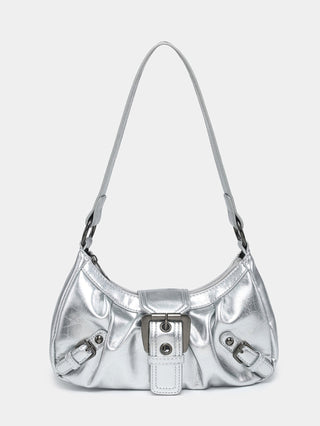 Y2K red eather Shoulder bag