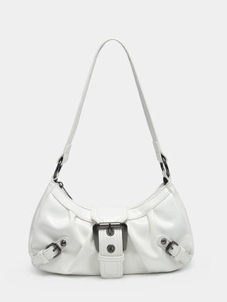Y2K red eather Shoulder bag