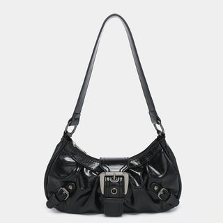 Y2K red eather Shoulder bag