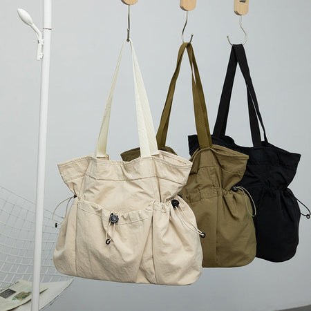 Folding large-capacity shoulder handbag