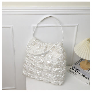 Korean checkered handbag