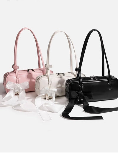 Bow knot small square bag