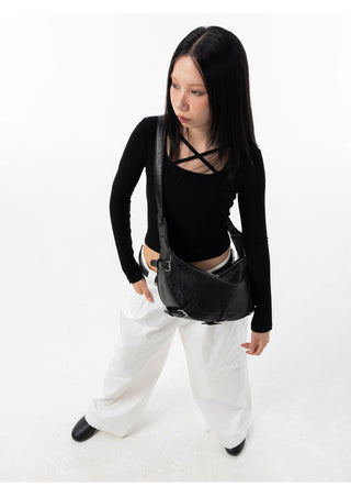 punk croissant bag