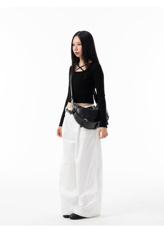 punk croissant bag