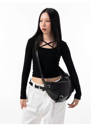 punk croissant bag