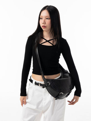 punk croissant bag
