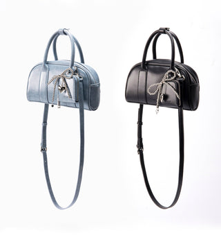 blue bowling bag