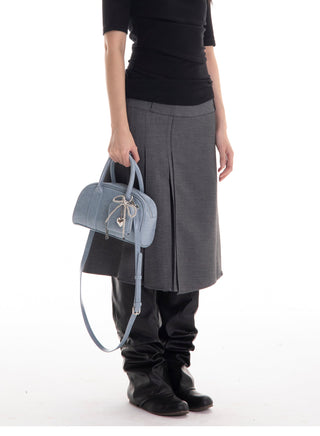blue bowling bag