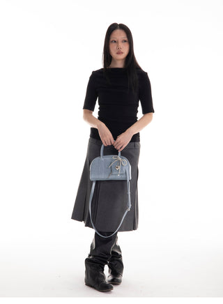 blue bowling bag