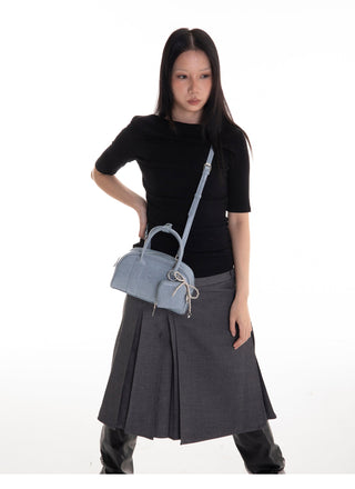 blue bowling bag