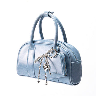 blue bowling bag