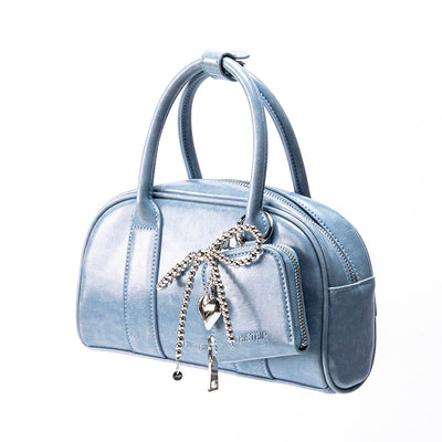 blue bowling bag