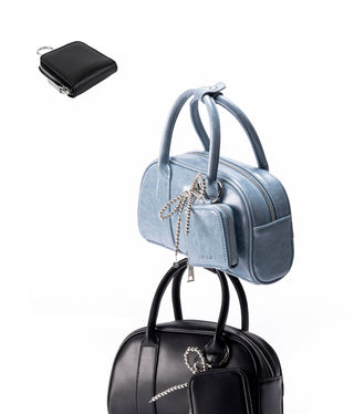 blue bowling bag