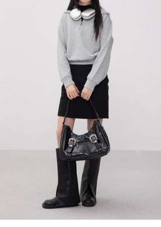 western carved Bag