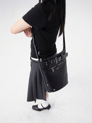 neutral bucket bag