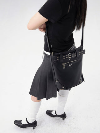 neutral bucket bag