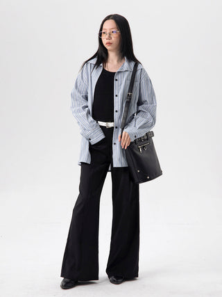 neutral bucket bag