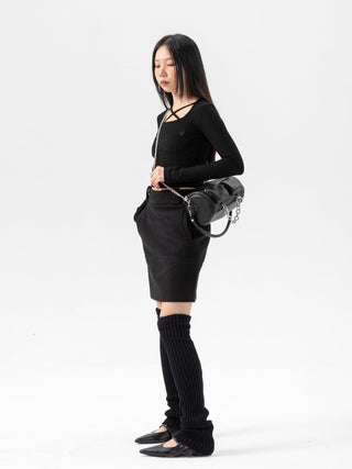 chain bucket bag