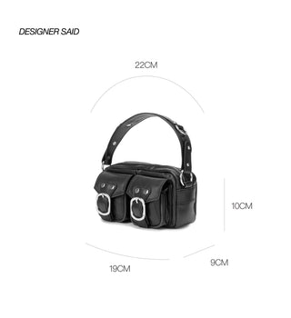 silver flip bag