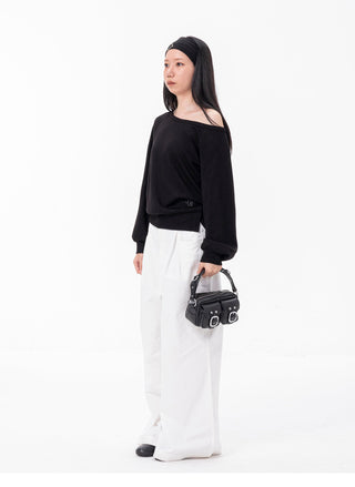 silver flip bag