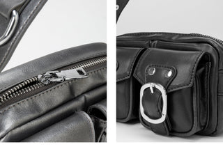 silver flip bag