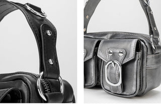 silver flip bag
