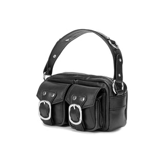 silver flip bag