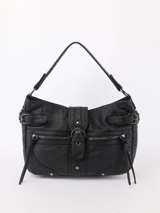silver motorcycle bag