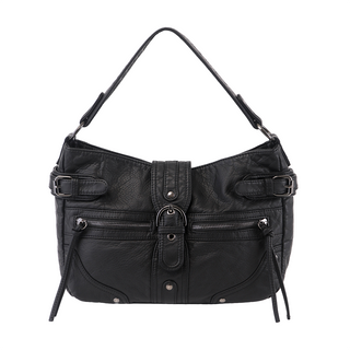 silver motorcycle bag