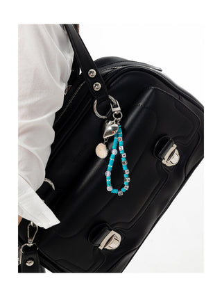 black boston bag