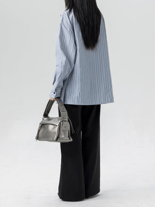 silver square bag