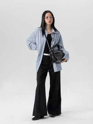 silver square bag