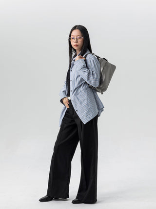 silver square bag