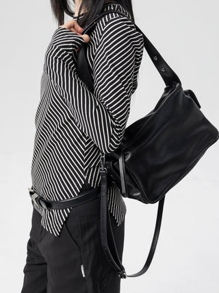 silver square bag