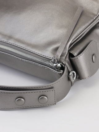 silver square bag