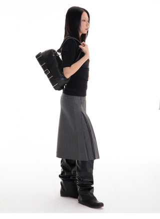leather ring bag