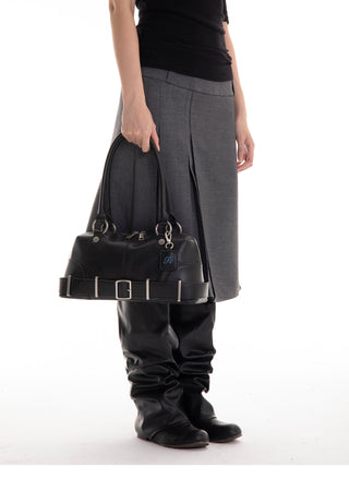 leather ring bag