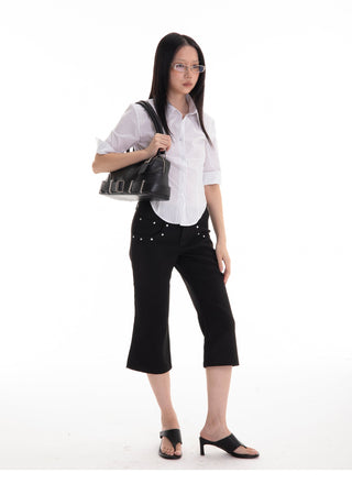leather ring bag