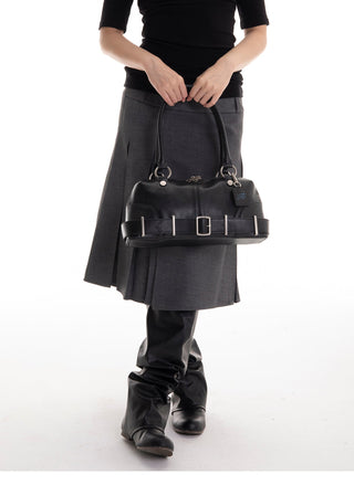 leather ring bag