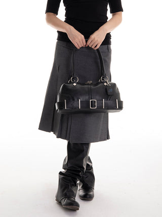 leather ring bag