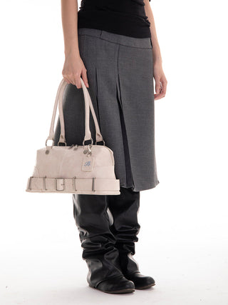leather ring bag