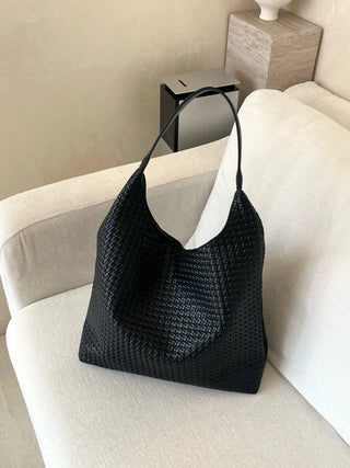 textured shoulder bag
