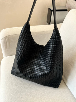 textured shoulder bag