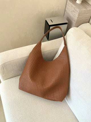 textured shoulder bag