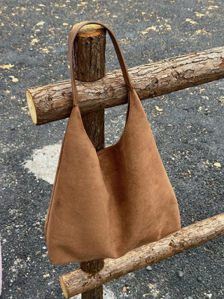 suede shoulder bag