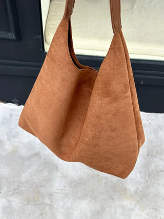 suede shoulder bag