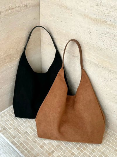 suede shoulder bag
